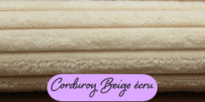 voorbeeld stof Corduroy Beige