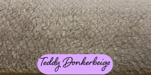 voorbeeld stof Teddy Donkerbeige